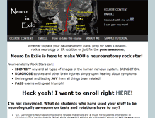Tablet Screenshot of neuroinexile.com